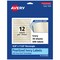 Avery Pearlized Ivory Rectangle Labels with Sure Feed Technology, Print-to-the-Edge, 5/8" x 7-1/2"